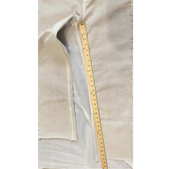 Zara Light Gray Straight Leg Jeans High-Waisted - Picture 7 of 10